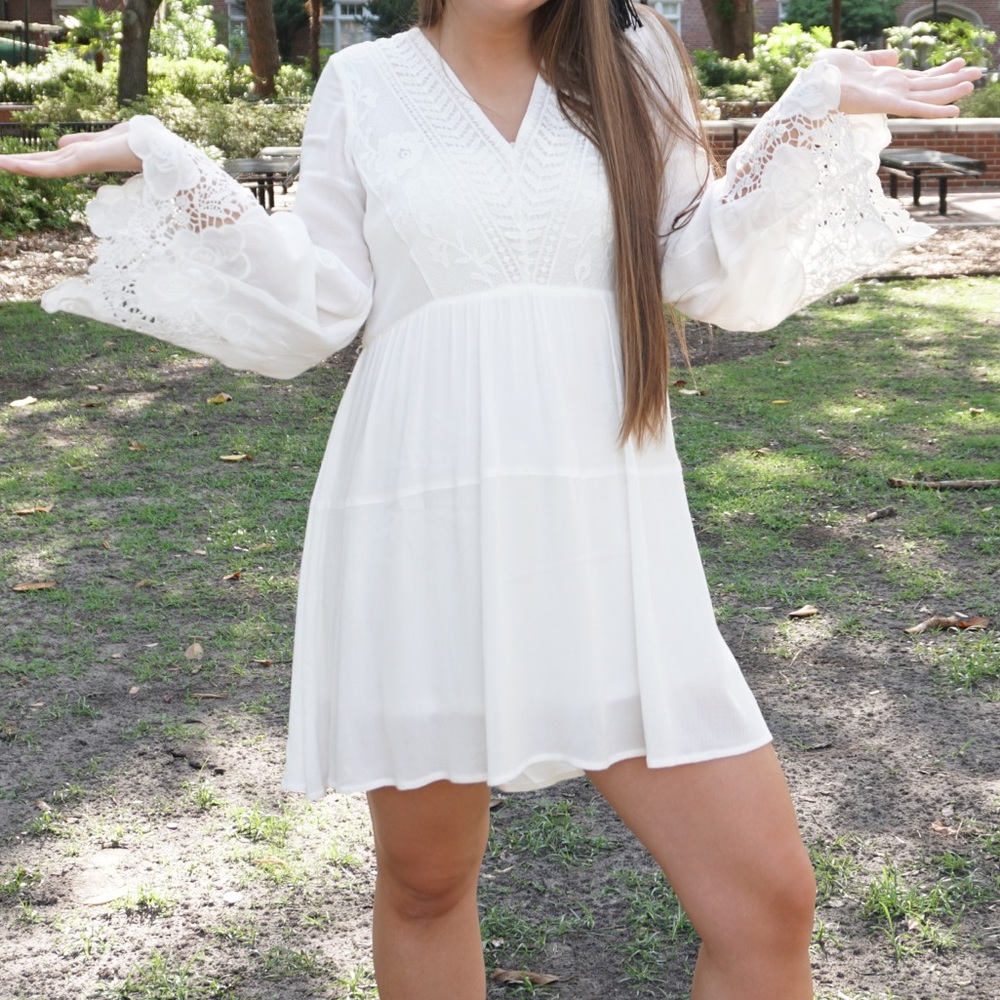 White dress